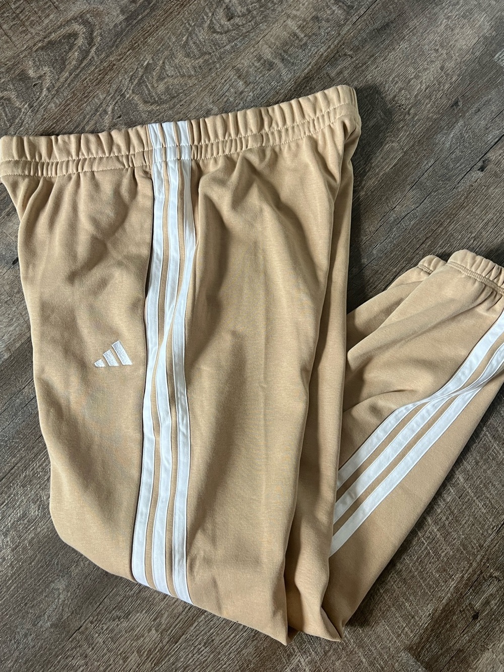 Adidas Women's 3-Stripe French Terry Cuffed Pant- Size 2X